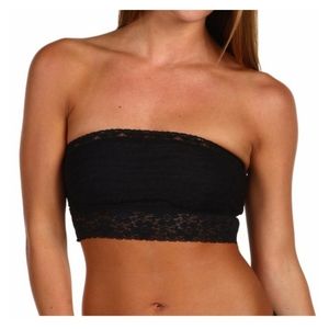 🆕️ Free People Black Lace Scalloped Bandeau